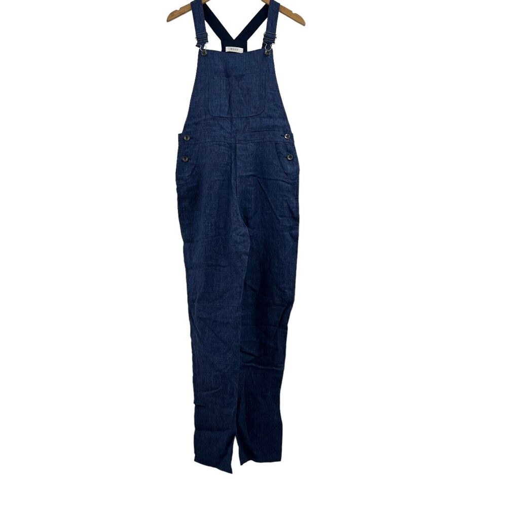 MILLY Blue Lightweight Overalls Size Small (estimated)